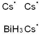 bismuth, compound with cesium (1:3)  结构式