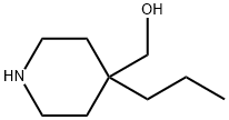 (4-丙基哌啶-4-基)甲醇 结构式