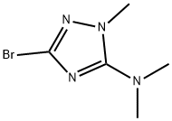 3-bromo-N,N,1-trimethyl-1H-1,2,4-triazol-5-amine(SALTDATA: 1.5HCl) 结构式