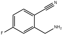 2-氨甲基-4-氟苯甲腈 结构式