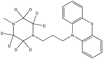 [2H8]-培拉嗪二盐酸盐 结构式