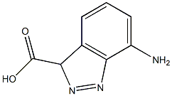 7-amino-3H-indazole-3-carboxylic acid 结构式