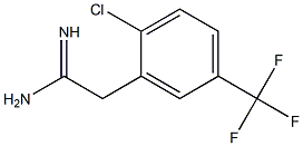 2-(2-chloro-5-(trifluoromethyl)phenyl)acetamidine 结构式