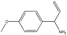 1-(4-甲氧基苯基)丙-2-烯-1-胺 结构式