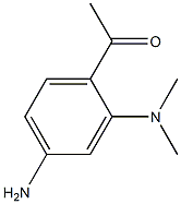 1-(4-Amino-2-dimethylamino-phenyl)-ethanone 结构式