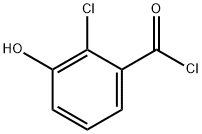 2-氯-3-羟基-苯甲酰氯 结构式