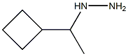 (1-cyclobutylethyl)hydrazine 结构式