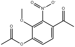 4-Acetyl-2-methoxy-3-nitrophenylacetate