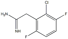 2-(2-chloro-3,6-difluorophenyl)acetamidine 结构式