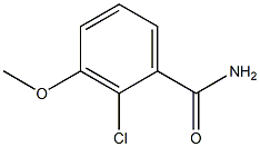 2-chloro-3-methoxybenzamide 结构式