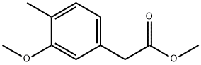 Methyl 2-(3-Methoxy-4-Methylphenyl)acetate 结构式