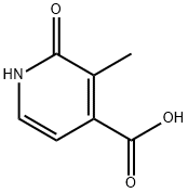3-甲基-2-氧代-1,2-二氢吡啶-4-甲酸 结构式