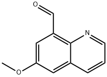 6-Methoxyquinoline-8-carbaldehyde 结构式