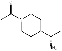 1-{4-[(1S)-1-aMinoethyl]piperidin-1-yl}ethan-1-one 结构式