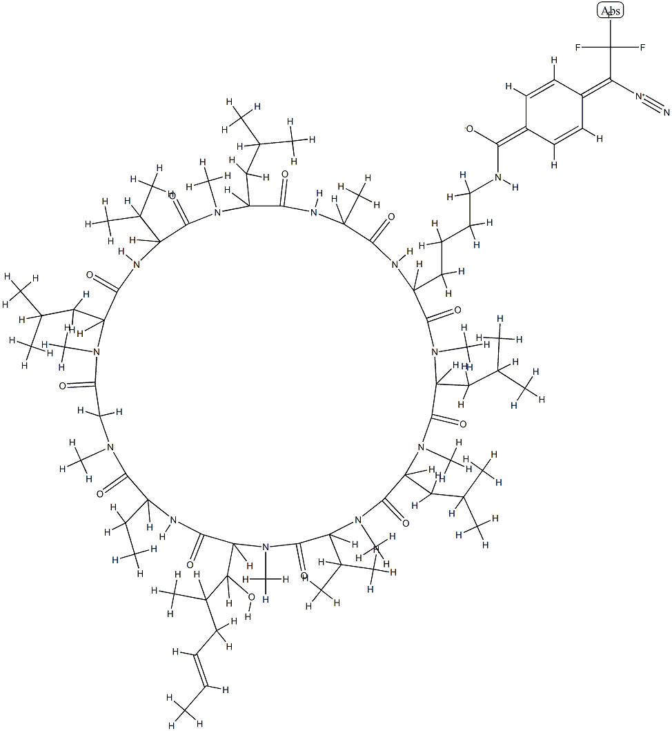 环孢菌素AM 2 结构式