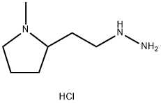 2-(2-肼基乙基)-1-甲基吡咯烷盐酸盐 结构式