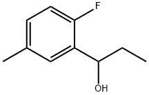 1-(2-fluoro-5-methylphenyl)propan-1-ol 结构式