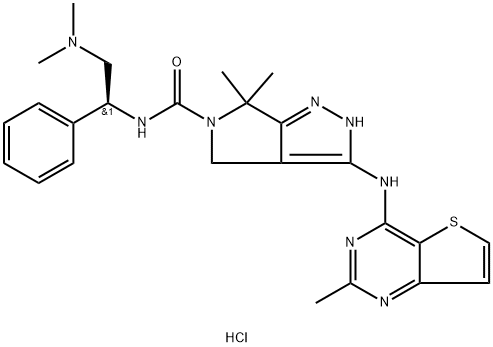 PF-03758309 (HYDROCHLORIDE) 结构式