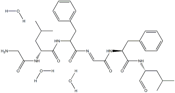 cyclo(leucyl-phenylalanyl-glycyl-phenylalanyl-leucyl-glycyl) 结构式