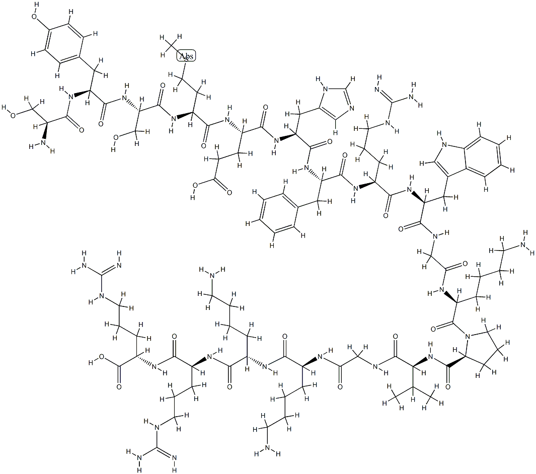 ACTH alpha (1-18) 结构式