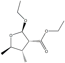 3-Furancarboxylicacid,2-ethoxytetrahydro-4,5-dimethyl-,ethylester,(2alpha,3bta,4bta,5alpha)-(9CI) 结构式