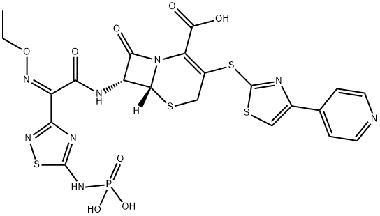 头孢洛林酯杂质1 结构式