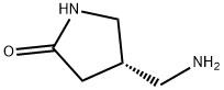 (S)-4-(1-AMINOMETHYL)PYRROLIDINE-2-ONE 结构式