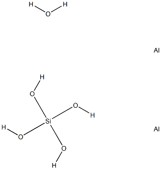 蓝晶石 结构式