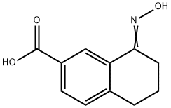 2-Naphthalenecarboxylicacid,5,6,7,8-tetrahydro-8-(hydroxyimino)-(9CI) 结构式