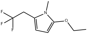 1H-Pyrrole,2-ethoxy-1-methyl-5-(2,2,2-trifluoroethyl)-(9CI) 结构式