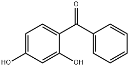 2,4-二羟基二苯甲酮 结构式
