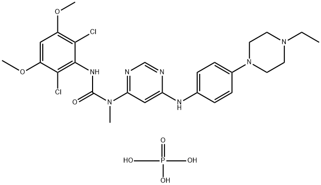 NVP BGJ398 磷酸盐 结构式