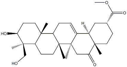 glyyunnansapogenin A 结构式
