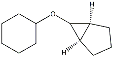 Bicyclo[3.1.0]hexane, 6-(cyclohexyloxy)-, (1-alpha-,5-alpha-,6-ba-)- (9CI) 结构式