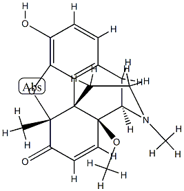 14-methoxy-5-methylmorphinone 结构式