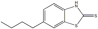 2(3H)-Benzothiazolethione,6-butyl-(9CI) 结构式