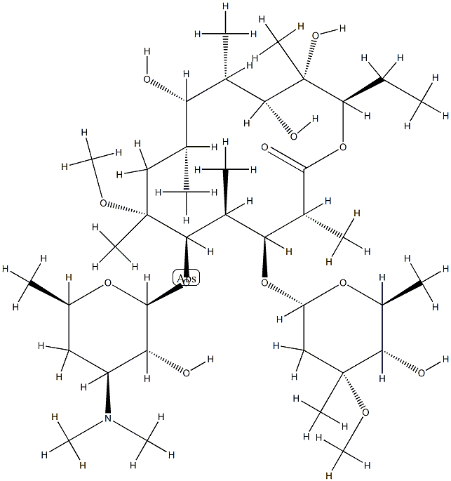 9-dihydroclarithromycin 结构式