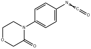 4-(3-氧代吗啉基)苯基异氰酸酯 结构式