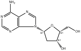 1-(2'-deoxy-beta-threopentofuranosyl)adenine 结构式