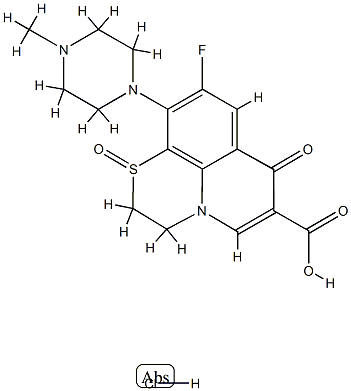 rufloxacin sulfoxide 结构式