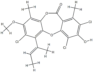 巢麴菌素 结构式