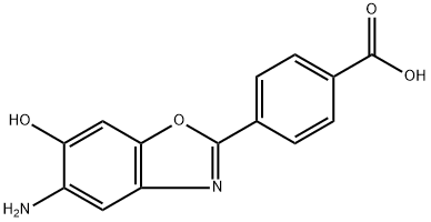 4-(5-氨基-6-羟基苯并恶唑-2-基)苯甲酸聚合物 结构式