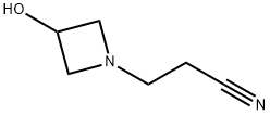 3-(3-hydroxyazetidin-1-yl)propanenitrile 结构式