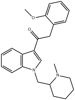 Cannabipiperidiethanone 结构式