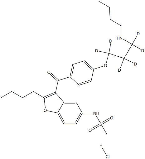 D-盐酸丁二酮 结构式