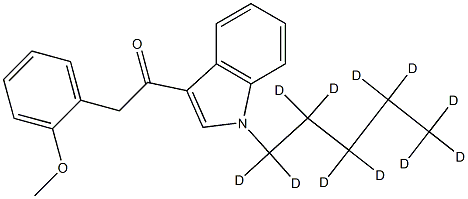 JWH 250-d11 结构式