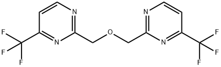 2,2'-oxybis(methylene)bis(4-(trifluoromethyl)pyrimidine) 结构式