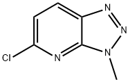 5-氯-3-甲基-3H-[1,2,3]三唑并[4,5-B]吡啶 结构式