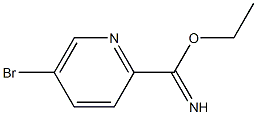 ethyl 5-bromopicolinimidate 结构式