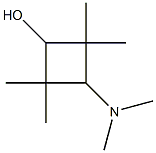 3α-Dimethylamino-2,2,4,4-tetramethyl-1α-cyclobutanol 结构式